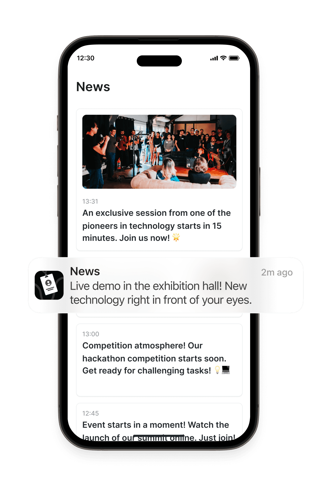 News and notifications