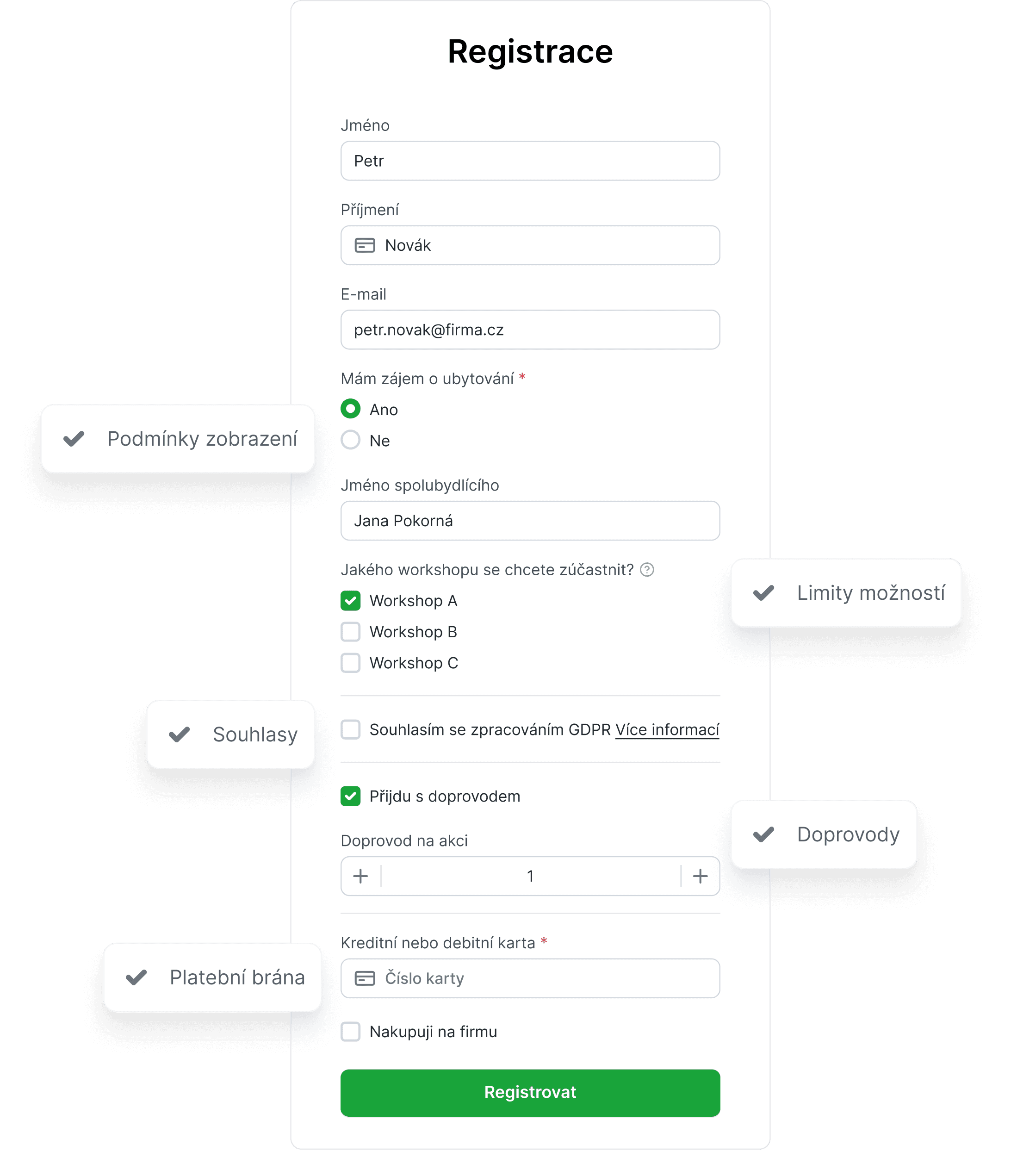 Téměř magické registrace