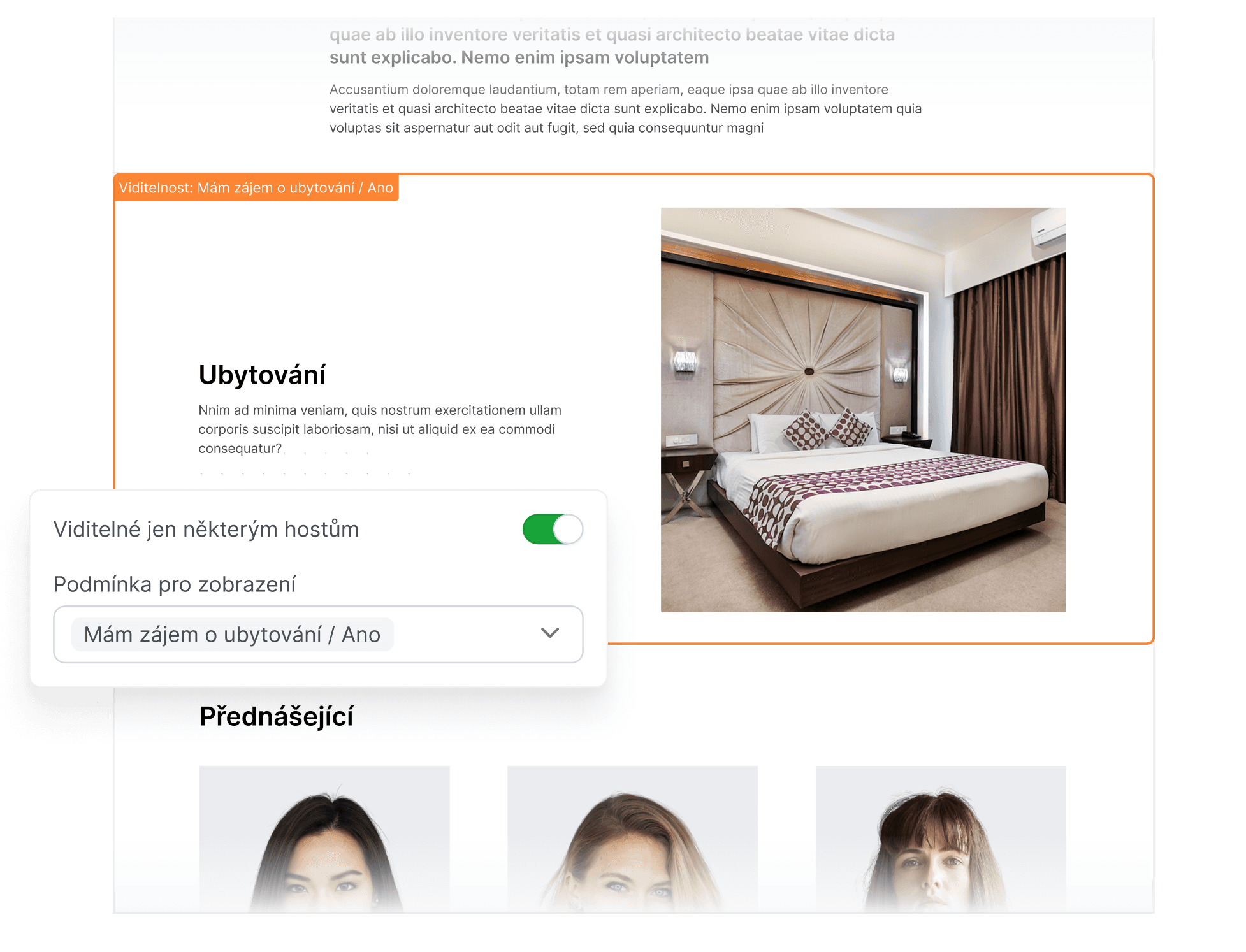 Personalizace: