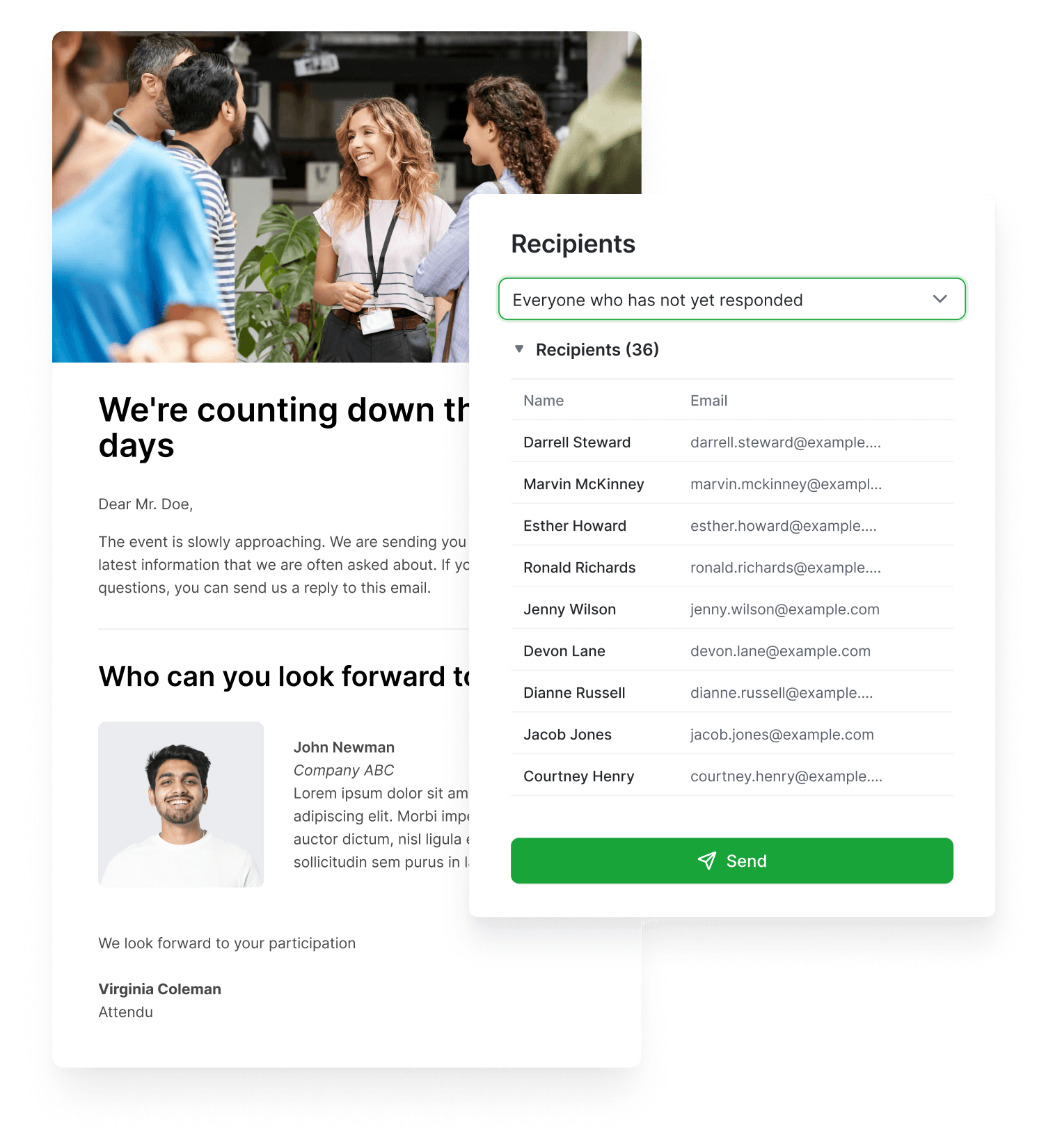 Lightning-fast emailing