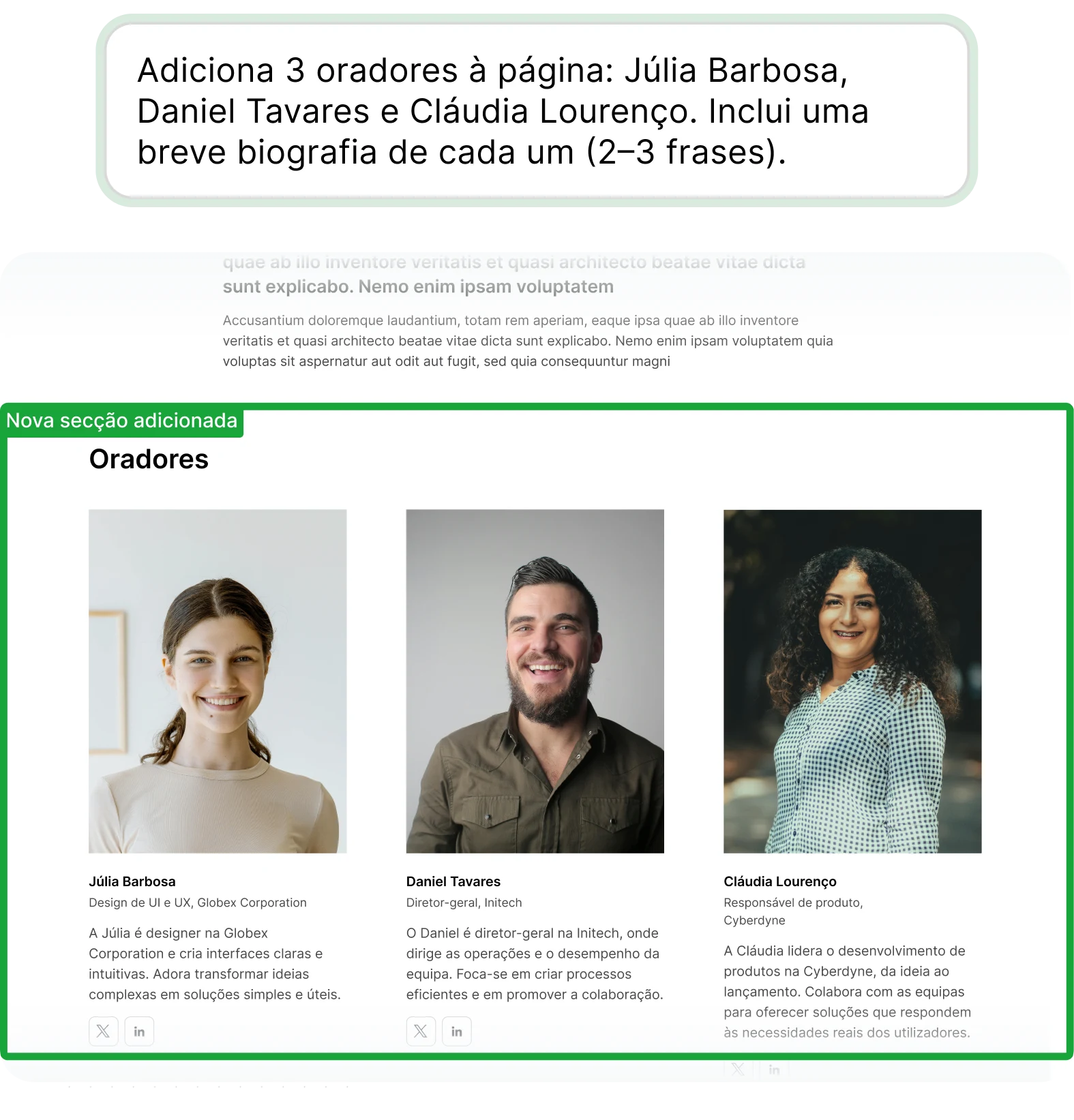 Conteúdo e comunicação