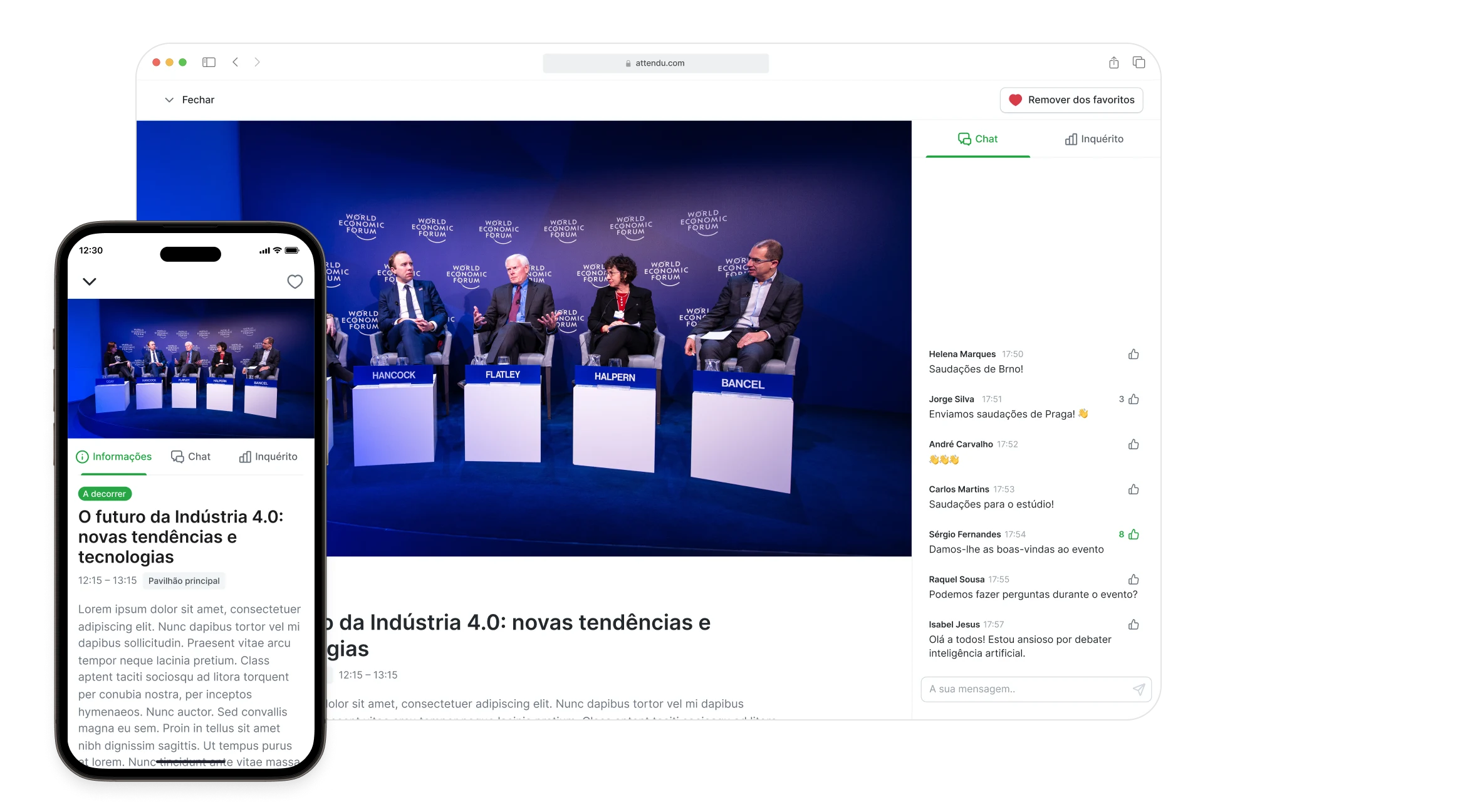 Livestream e versão para computador