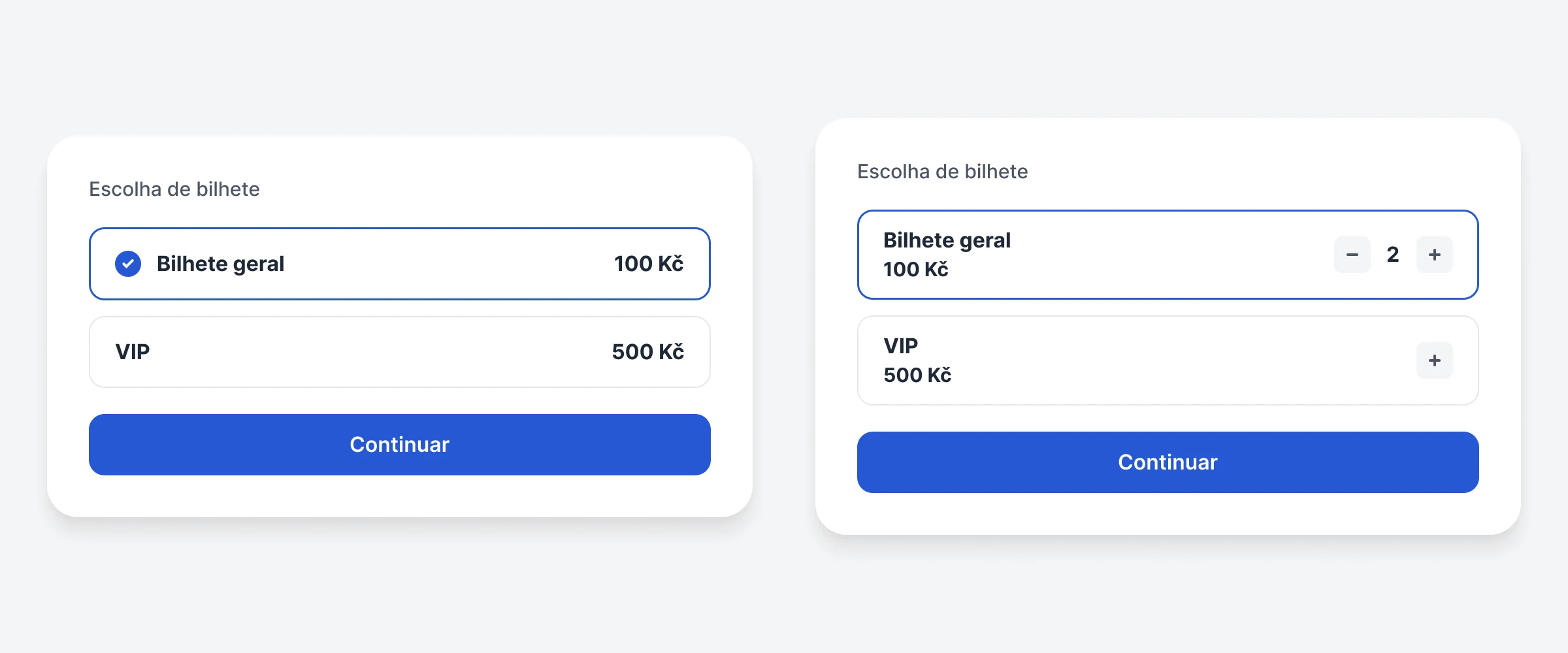 Pagamentos: