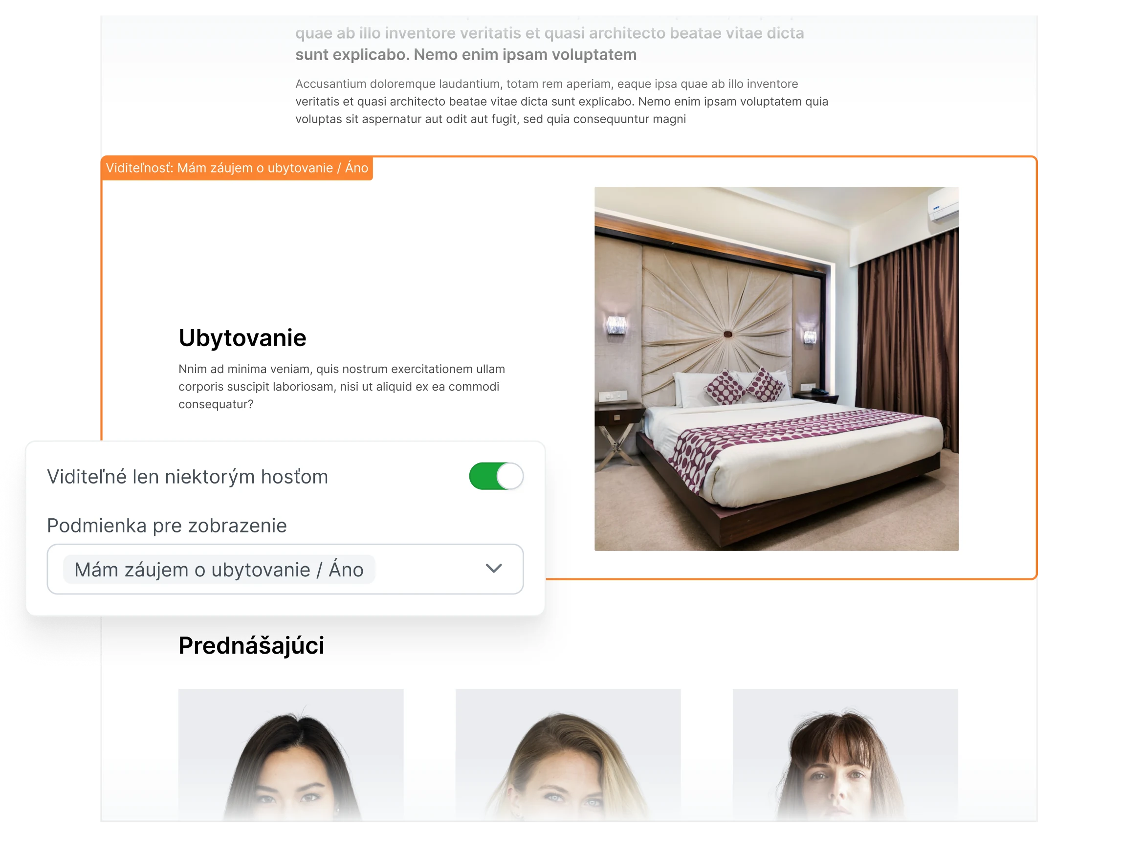 Personalizácia: